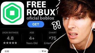 Roblox's "free robux" mobile apps... screenshot 2