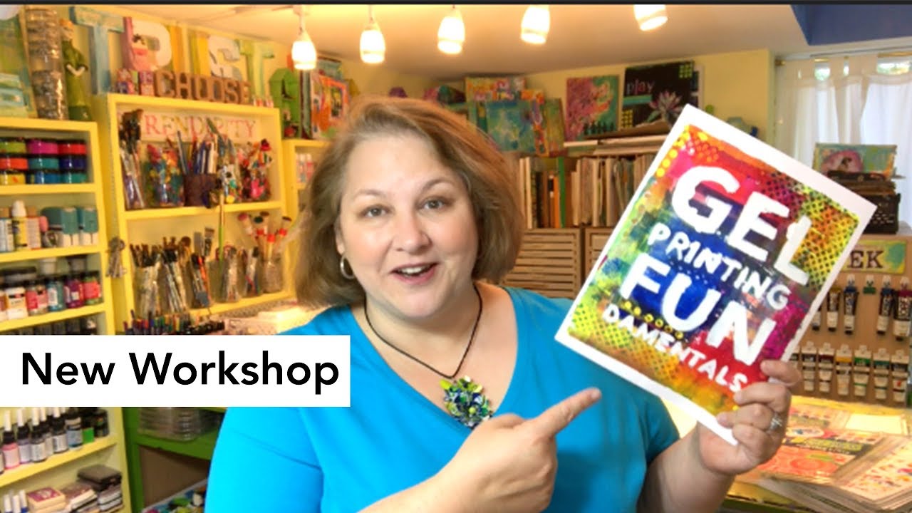 Gel Printing FUNdamentals Workshop - YouTube