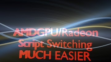 Switch back and forth between amdgpu and radeon driver!