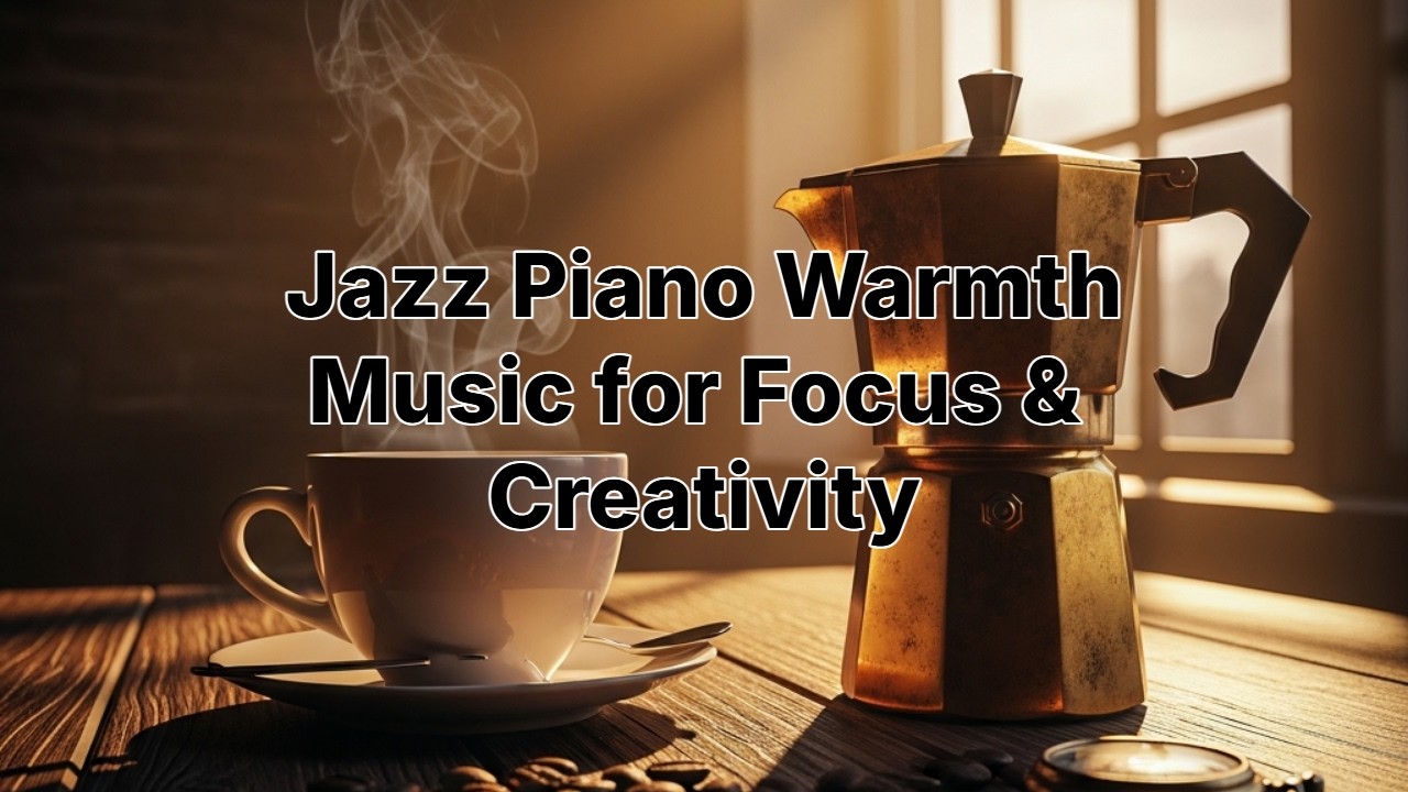 Jazz Piano Warmth: The Perfect Background Music for Focus & Creativity