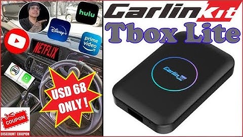 SLECHTS $68! Carlinkit Tbox Lite met USB A | AI Box | Draadloze adapter voor CarPlay en Android Auto