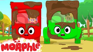 Morphle Vs Orphle at the Carwash | Mila and Morphle Cartoons | Morphle vs Orphle  Kids Videos