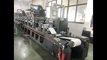 HSG340 Unit type label flexo printing machine