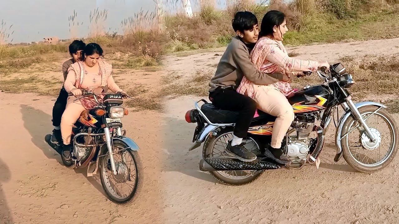 How To Ride A Bike | Village Girl Learning Bike | Girl Drive Bike Ride Vlog | Pak Rural Life Vlog