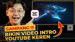 GAMPANG!! CARA MEMBUAT INTRO YOUTUBE DI CAPCUT - tutorial membuat intro logo Cinematic di hp android