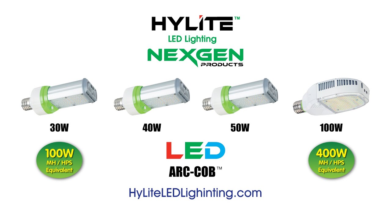 COB 80W HID320 EX39 40K 120V, LED HID