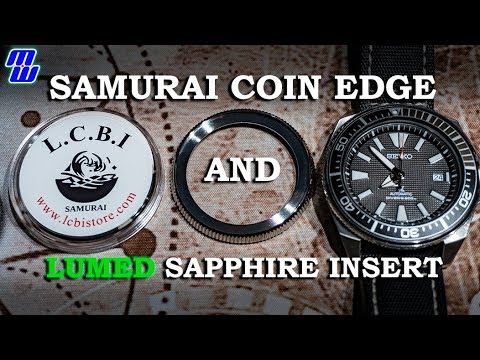 Seiko Samurai LCBI Coin Edge Bezel and Sapphire Insert Install!
