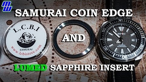 Seiko Samurai LCBI Coin Edge Bezel and Sapphire Insert Install!