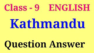 kathmandu question answer | kathmandu class 9 questions and answers screenshot 2