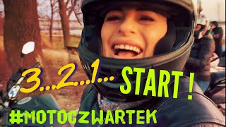 Motoczwartek witaj wiosno 2022 Plock burnout