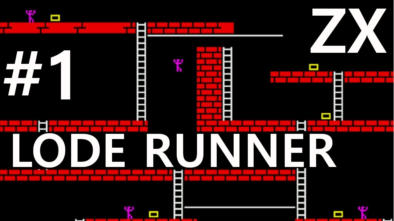 1 A Very Old Story (Levels 1-5). Lode Runner [ZX Spectrum] - YouTube