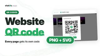 How to Make a QR Code for Your Website (Static.app)