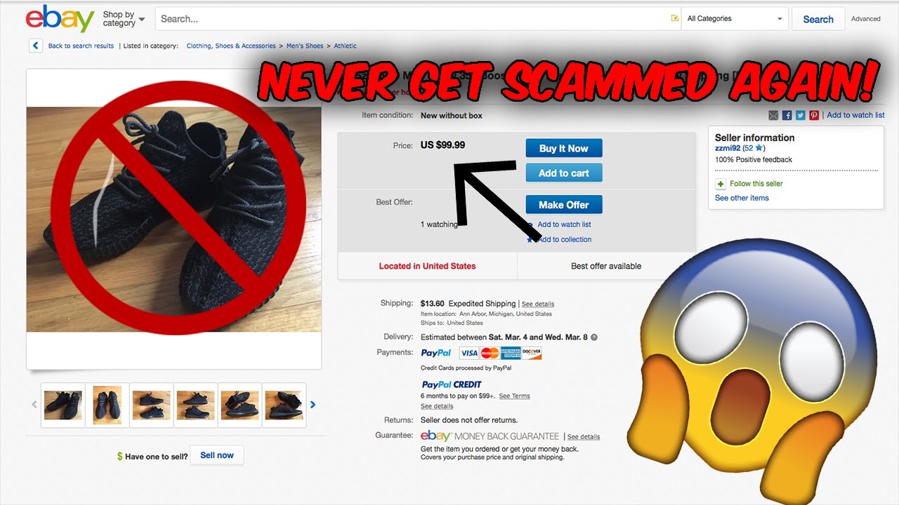 HOW TO NEVER GET SCAMMED AGAIN ON EBAY!! YouTube