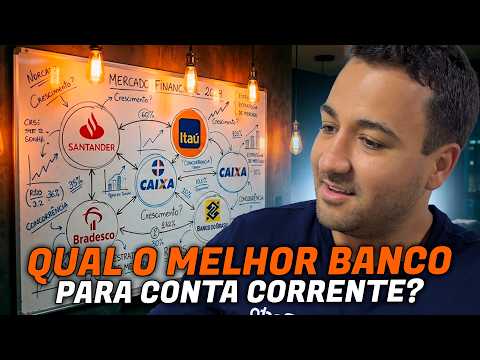 ITAÚ, BRADESCO, SANTANDER, BB, CAIXA, QUAL O MELHOR BANCO PARA TER CONTA CORRENTE?
