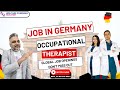 Immediate Urgent Occupational Therapist OT Jobs Openings Hirings Recruitments Vacancies In Germany