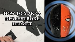 How To Make A Deathstroke Slade Helmet Youtube - deathstroke mask roblox