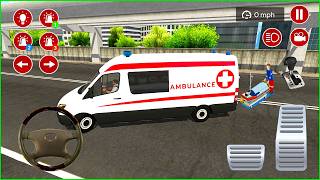 Ambulans Oyunu İzle 3D - American Ambulance Simulator #510 || Ambulans oyunları 4K Android Gameplay