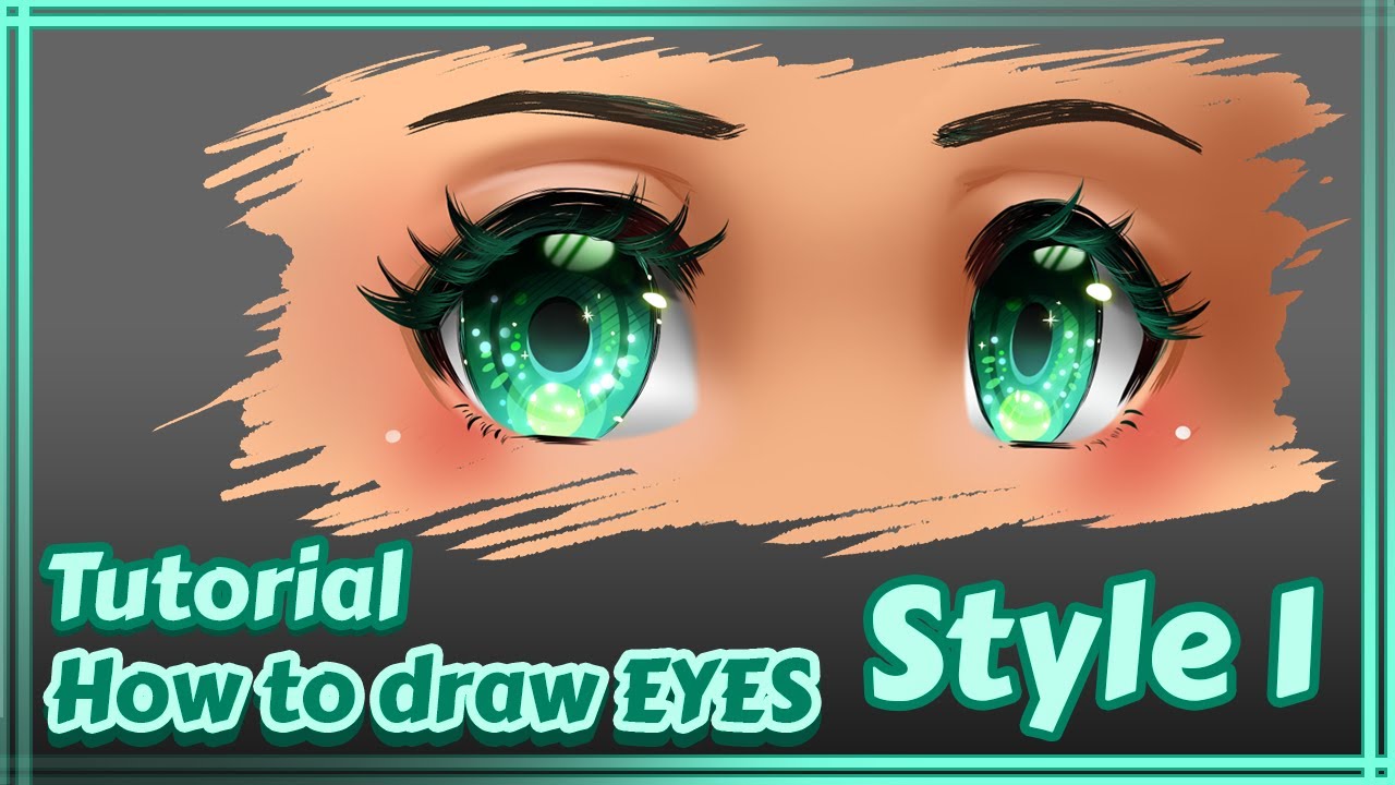 Blue/Green Anime Eyes Tutorial [translated]