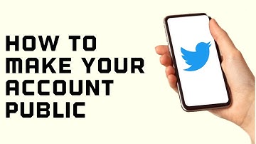 How to make your Twitter account Public