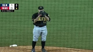 The Bees' Andrew Heaney fans his ninth