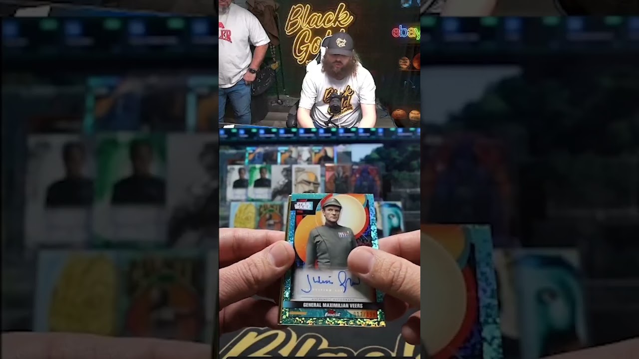 He Pulled a Star Wars TRIPLE AUTOGRAPH Card 🔥