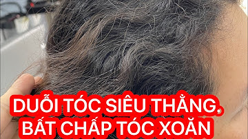 CHIA SẺ CÁCH DUỖI SIÊU THẲNG BẤT CHẤP TÓC XOĂN|NGỌC TÓC