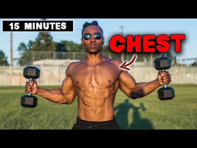 15 MINUTE LIGHTWEIGHT DUMBBELL CHEST WORKOUT