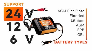 ANCEL BM300 Pro Battery Monitor | Bluetooth 5.3 with Charging & Cranking Test