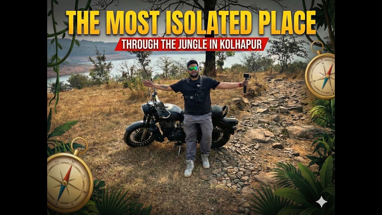 We Got Lost in Paradise! 😍 The Radhanagri Adventure on Classic 500 #fyp #travel #ride #explore #dji