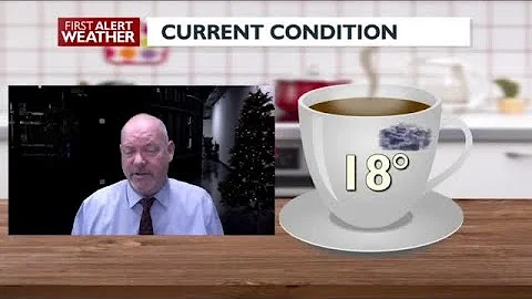 The cold weather begins today with Arctic Air moving in Tonight