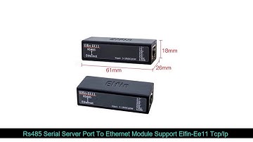 Best Rs485 Serial Server Port To Ethernet Module Support Elfin-Ee11 Tcp/Ip Telnet Modbus Tcp Protoc