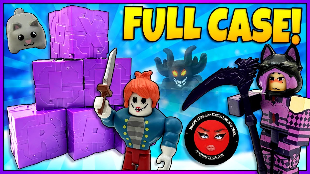 Roblox Series 11 Figure & Virtual Item Code Purple Blind Bag Box