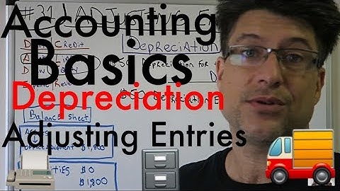 Accounting for Beginners #31 / Adjusting Entries / Journal Entries / Depreciation Expense