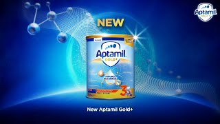 New Aptamil Gold+ Growing Up Milk with Immunonutrients+ and 1 Billion Probiotics~