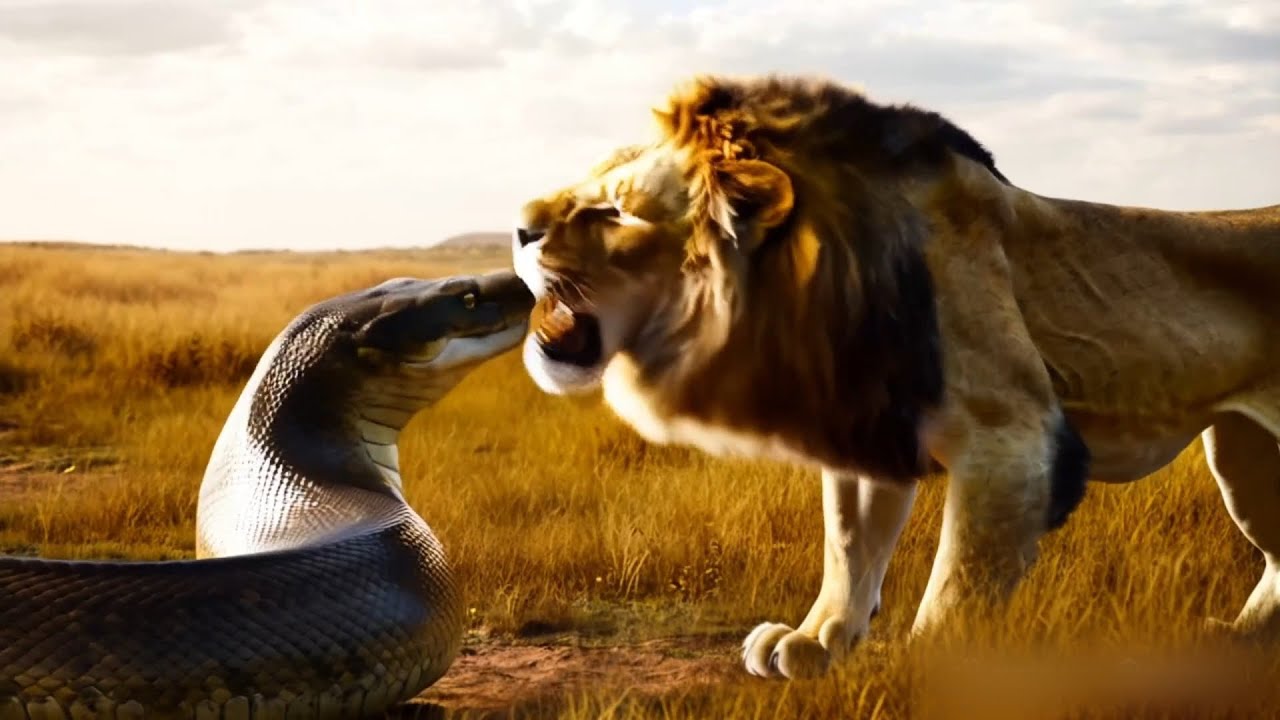 Lion vs Python#zoon##GPT#ChatGPT#openai#ai - YouTube