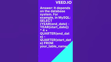 Find number of quarters between two dates in SQL #viralshort #learning #sqlserver #sqljoins #sql