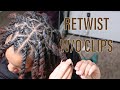 Loc Retwist With NO Clips | NappStar Super Hold Retwist Gel