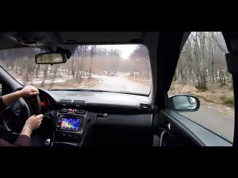 mercedes c200 drift trying georgia... დრიფთი შეჩვევა მანქანასთან ც200კ ბლოკირებული ხიდით