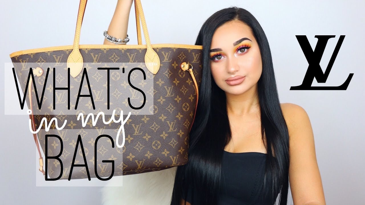 What's in my Bag?! Louis Vuitton Neverfull MM | Lamia Dagher