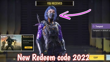 New codm Redeem code 2022 Redeem code cod mobile 2022 | cod Mobile Redeem code 2022