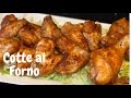 Cosce e Alette di Pollo al forno Con Pelle Croccante