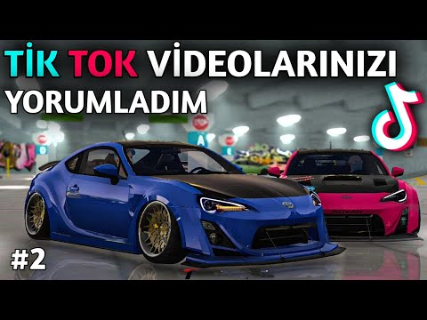 Tik Tok Videolarınızı Yorumladım #2 | Car Parking Multiplayer