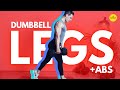 45 minute COMPOUND LEG WORKOUT with Dumbbells | Follow Along