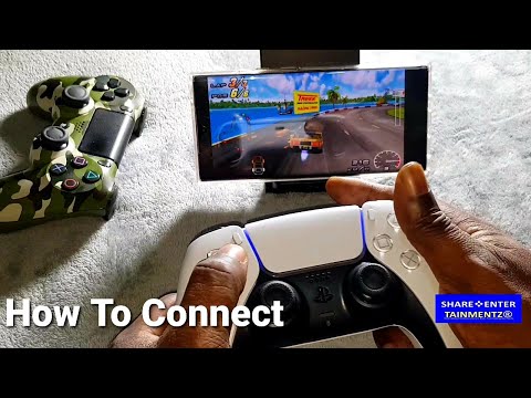 How To Connect PS5 DUALSENSE Controller To Samsung Note 20 Ultra | Smartphone | Android Smartphones