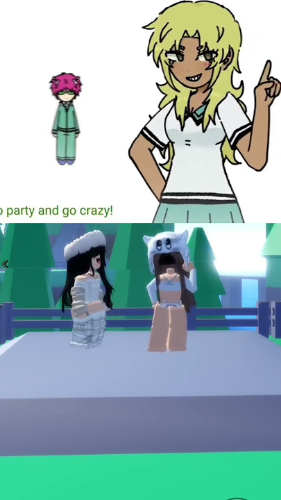 .E.T. with is alien with a fan. @LilTrit  #roblox #danisttdances #fan #aniyah #fypppp.
