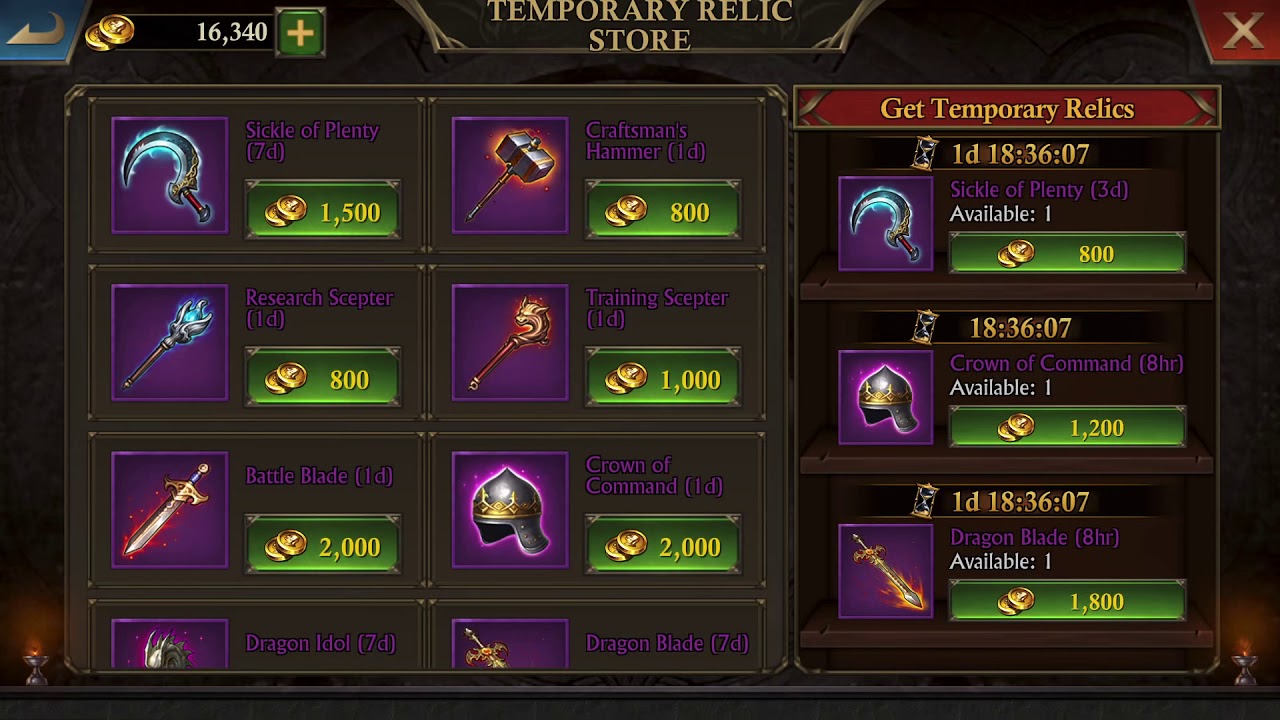 King Of Avalon Stronghold Upgrading - YouTube