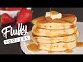 Eggless fluffy pancakes  easy one bowl  how tasty channel