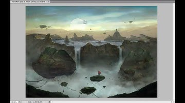 Water Vulcan Environment Speed Painting - By: Mihály Nagy