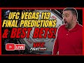 UFC Vegas 113: LIVE Picks, Predictions &amp; Best Bets | Last Minute Line Moves 2/7/26
