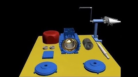Simulation Three Phase AC Motor -   Element , Wiring and Assembly ?